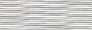 Happy Floors - 16"x48" Fibra SILVER Ceramic Press Deco Wall Tile (Matte Finish)