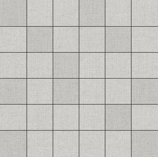 Happy Floors - 2"x2" Fibra SILVER Porcelain Mosaic Tile (Matte Finish - 12"x12" Sheet)