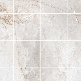 Happy Floors - 2"x2" Toscana PERLA Porcelain Mosaic Tile (Matte Finish - 12"x12" Sheet)