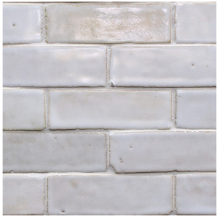 Zin 2"x6" FEZ WHITE Bejmat Zellige Glossy Wall Tile