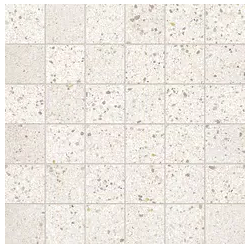 MileStone - 2"x2" Area 51 WHITE Porcelain Mosaic Tile (Matte Finish)